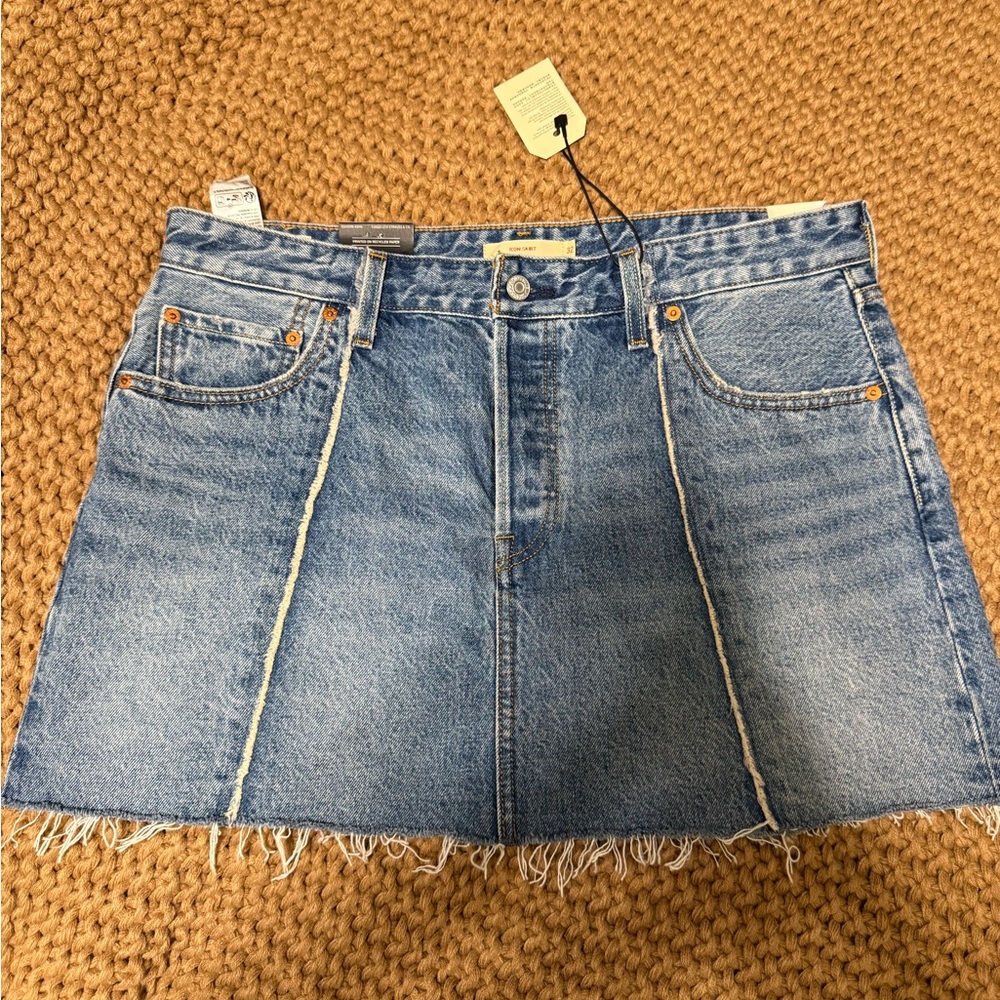 NWT Levi Denim Mini Skirt